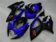 GSXR 600 / 750 K6 06-07 Verkleidungen - Blau Schwarz GSXR 600 / 750 K6 06-07 Verkleidungen - Blau Schwarz