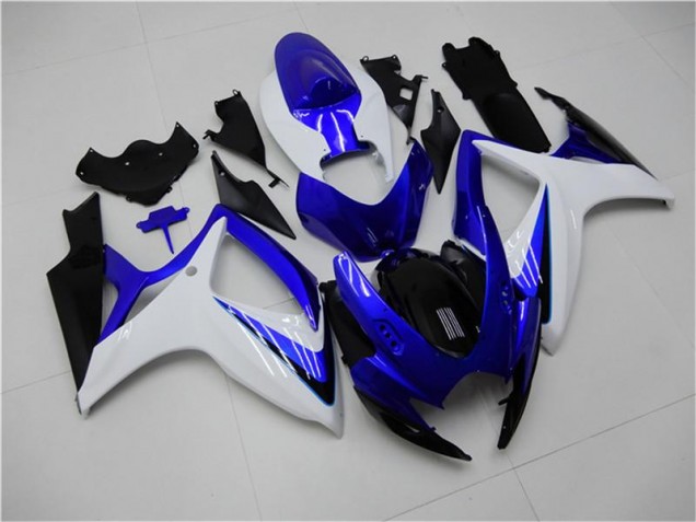 GSXR 600 / 750 K6 06-07 Verkleidungen Komplett Sets - Blau Weiß GSXR 600 / 750 K6 06-07 Verkleidungen Komplett Sets - Blau Weiß