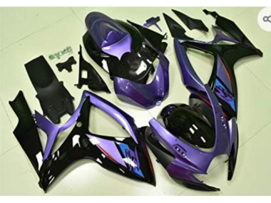 GSXR 600 / 750 K6 06-07 Verkleidungen - Lila Schwarz