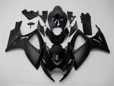 GSXR 600 / 750 K6 06-07 Verkleidungen - Matt Schwarz