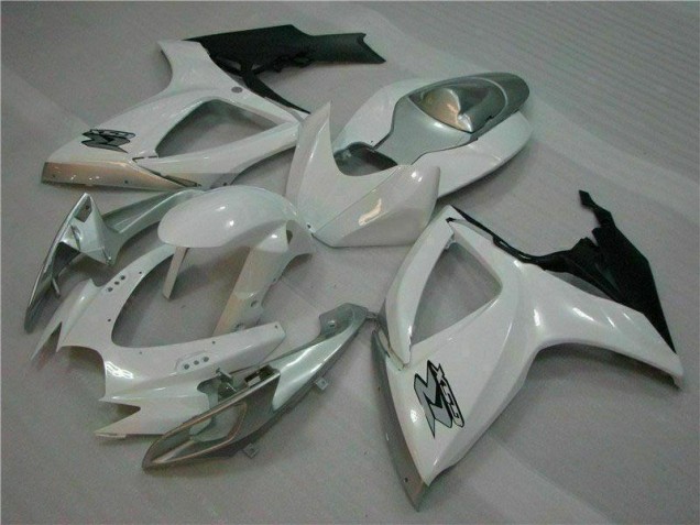 GSXR 600 / 750 K6 06-07 Verkleidungen & Plastik - Weiß Silber GSXR 600 / 750 K6 06-07 Verkleidungen & Plastik - Weiß Silber
