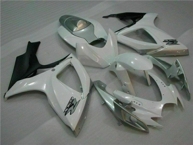 GSXR 600 / 750 K6 06-07 Verkleidungen & Plastik - Weiß Silber GSXR 600 / 750 K6 06-07 Verkleidungen & Plastik - Weiß Silber