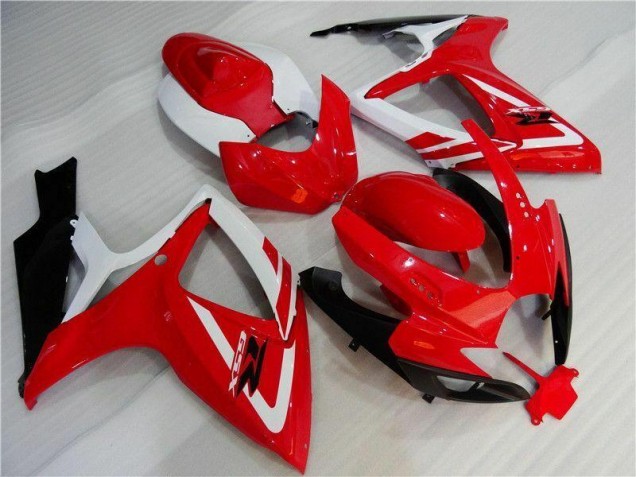 GSXR 600 / 750 K6 06-07 Verkleidungen - Rot Weiß GSXR 600 / 750 K6 06-07 Verkleidungen - Rot Weiß