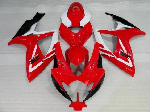 GSXR 600 / 750 K6 06-07 Verkleidungen - Rot Weiß GSXR 600 / 750 K6 06-07 Verkleidungen - Rot Weiß