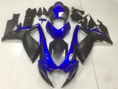 GSXR 600 / 750 K6 06-07 Verkleidungen - Schwarz Blau