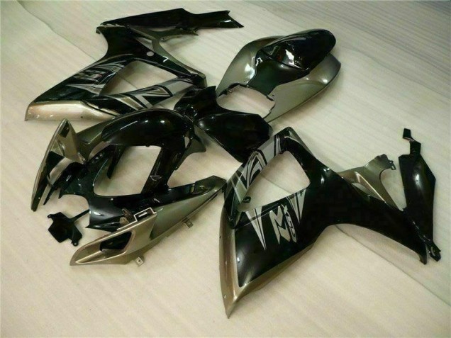 GSXR 600 / 750 K6 06-07 Verkleidungen - Schwarz Grau GSXR 600 / 750 K6 06-07 Verkleidungen - Schwarz Grau