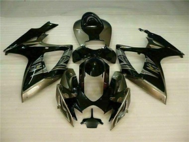 GSXR 600 / 750 K6 06-07 Verkleidungen - Schwarz Grau