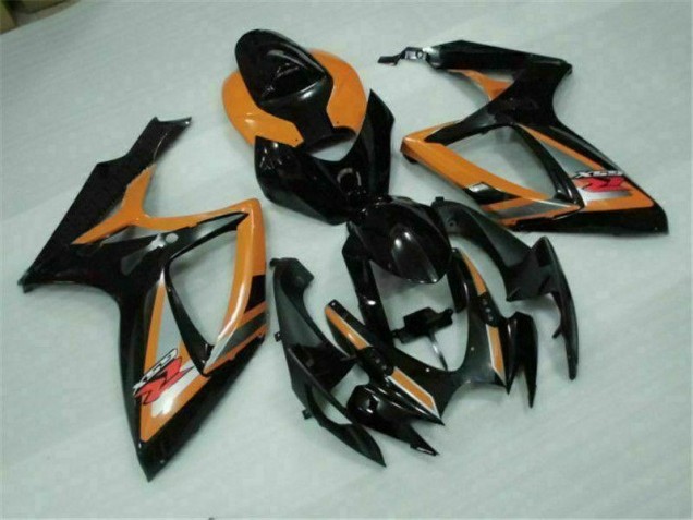 GSXR 600 / 750 K6 06-07 Verkleidungen - Schwarz Orange GSXR 600 / 750 K6 06-07 Verkleidungen - Schwarz Orange