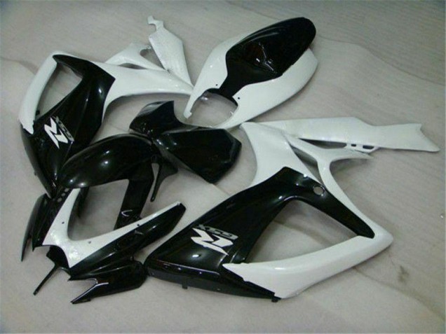 GSXR 600 / 750 K6 06-07 Verkleidungen - Schwarz Weiß GSXR 600 / 750 K6 06-07 Verkleidungen - Schwarz Weiß