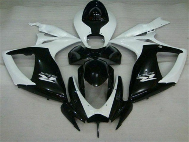 GSXR 600 / 750 K6 06-07 Verkleidungen - Schwarz Weiß GSXR 600 / 750 K6 06-07 Verkleidungen - Schwarz Weiß