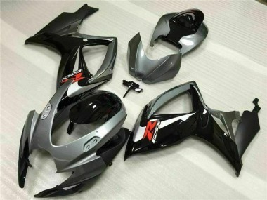 GSXR 600 / 750 K6 06-07 Verkleidungen - Silber Grau