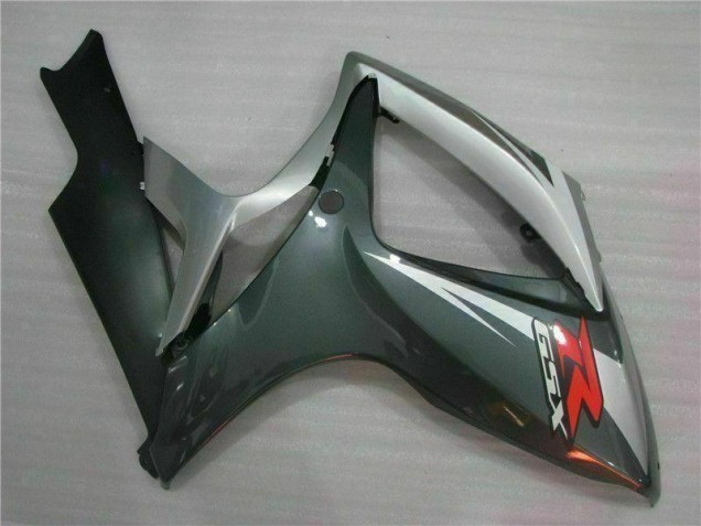 GSXR 600 / 750 K6 06-07 Verkleidungen - Silber Schwarz GSXR 600 / 750 K6 06-07 Verkleidungen - Silber Schwarz
