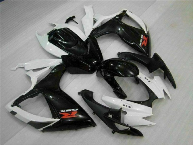 GSXR 600 / 750 K6 06-07 Verkleidungen - Weiß Schwarz GSXR 600 / 750 K6 06-07 Verkleidungen - Weiß Schwarz