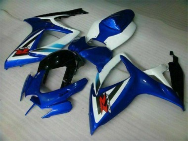 GSXR 600 / 750 K6 06-07 Vollverkleidung - Blau Weiß