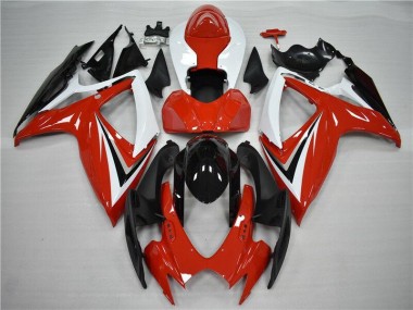 GSXR 600 / 750 K6 06-07 Vollverkleidung - Rot Schwarz