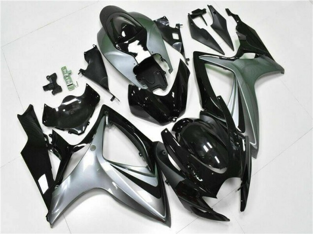 GSXR 600 / 750 K6 06-07 Vollverkleidung - Schwarz GSXR 600 / 750 K6 06-07 Vollverkleidung - Schwarz