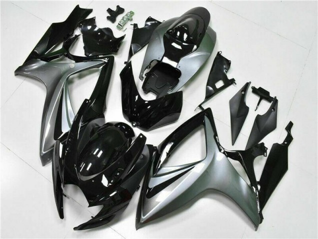 GSXR 600 / 750 K6 06-07 Vollverkleidung - Schwarz GSXR 600 / 750 K6 06-07 Vollverkleidung - Schwarz