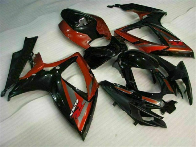 GSXR 600 / 750 K6 06-07 Vollverkleidung - Schwarz Rot GSXR 600 / 750 K6 06-07 Vollverkleidung - Schwarz Rot