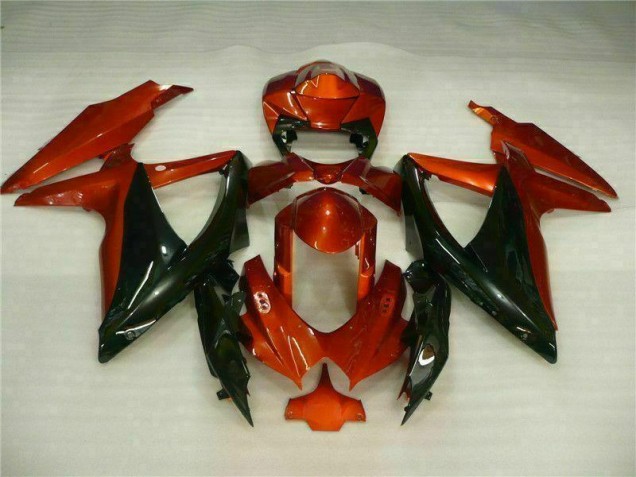 GSXR 600 / 750 K8 08-10 Verkleidung - Rot Schwarz GSXR 600 / 750 K8 08-10 Verkleidung - Rot Schwarz