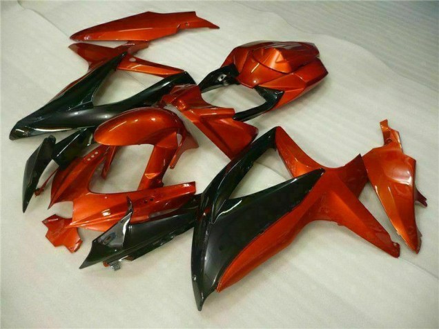 GSXR 600 / 750 K8 08-10 Verkleidung - Rot Schwarz GSXR 600 / 750 K8 08-10 Verkleidung - Rot Schwarz