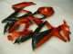 GSXR 600 / 750 K8 08-10 Verkleidung - Rot Schwarz GSXR 600 / 750 K8 08-10 Verkleidung - Rot Schwarz