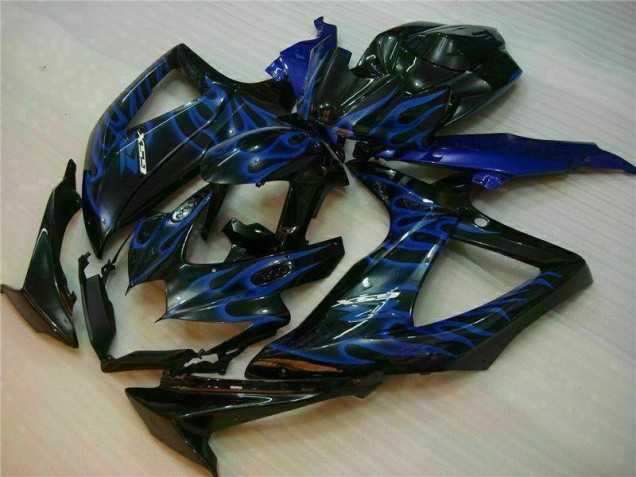 GSXR 600 / 750 K8 08-10 Verkleidungen - Blau Schwarz GSXR 600 / 750 K8 08-10 Verkleidungen - Blau Schwarz