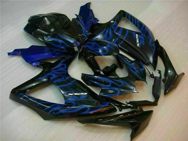 GSXR 600 / 750 K8 08-10 Verkleidungen - Blau Schwarz GSXR 600 / 750 K8 08-10 Verkleidungen - Blau Schwarz