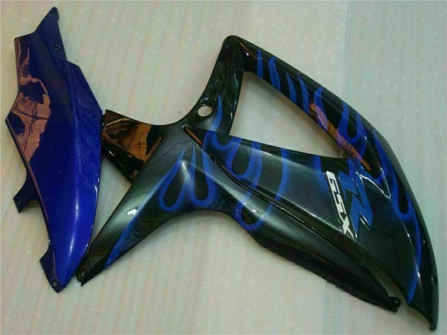 GSXR 600 / 750 K8 08-10 Verkleidungen - Blau Schwarz GSXR 600 / 750 K8 08-10 Verkleidungen - Blau Schwarz