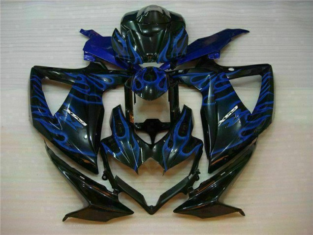 GSXR 600 / 750 K8 08-10 Verkleidungen - Blau Schwarz GSXR 600 / 750 K8 08-10 Verkleidungen - Blau Schwarz