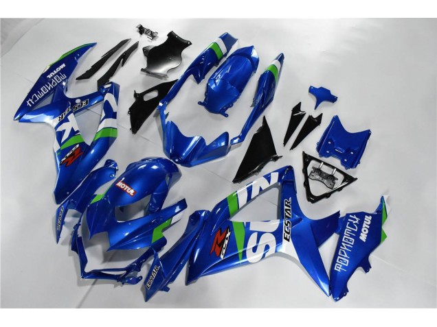 GSXR 600 / 750 K8 08-10 Verkleidungen - Blau Weiß Grün GSXR 600 / 750 K8 08-10 Verkleidungen - Blau Weiß Grün