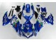 GSXR 600 / 750 K8 08-10 Verkleidungen - Blau Weiß Grün GSXR 600 / 750 K8 08-10 Verkleidungen - Blau Weiß Grün