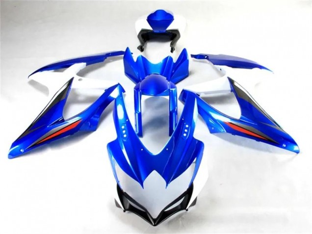 GSXR 600 / 750 K8 08-10 Verkleidungen & Plastik - Blau Weiß GSXR 600 / 750 K8 08-10 Verkleidungen & Plastik - Blau Weiß