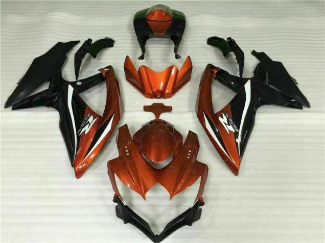 GSXR 600 / 750 K8 08-10 Verkleidungen - Rot Schwarz