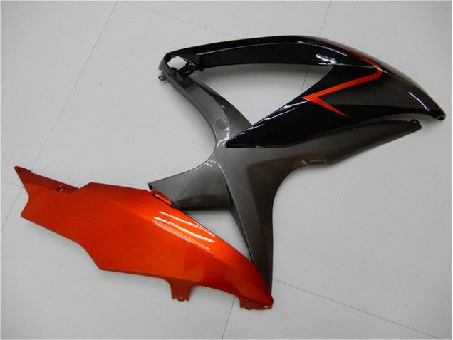 GSXR 600 / 750 K8 08-10 Verkleidungen - Schwarz Orange Grau GSXR 600 / 750 K8 08-10 Verkleidungen - Schwarz Orange Grau