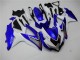 GSXR 600 / 750 K8 08-10 Verkleidungen - Weiß Blau GSXR 600 / 750 K8 08-10 Verkleidungen - Weiß Blau