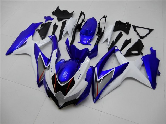 GSXR 600 / 750 K8 08-10 Verkleidungen - Weiß Blau GSXR 600 / 750 K8 08-10 Verkleidungen - Weiß Blau