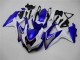 GSXR 600 / 750 K8 08-10 Verkleidungen - Weiß Blau GSXR 600 / 750 K8 08-10 Verkleidungen - Weiß Blau