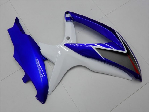GSXR 600 / 750 K8 08-10 Verkleidungen - Weiß Blau GSXR 600 / 750 K8 08-10 Verkleidungen - Weiß Blau