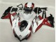GSXR 600 / 750 K8 08-10 Verkleidungen - Weiß Rot Schwarz GSXR 600 / 750 K8 08-10 Verkleidungen - Weiß Rot Schwarz