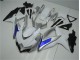 GSXR 600 / 750 K8 08-10 Verkleidungen - Weiß Silber Blau GSXR 600 / 750 K8 08-10 Verkleidungen - Weiß Silber Blau