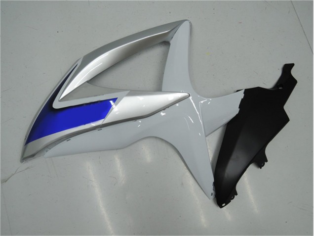 GSXR 600 / 750 K8 08-10 Verkleidungen - Weiß Silber Blau GSXR 600 / 750 K8 08-10 Verkleidungen - Weiß Silber Blau