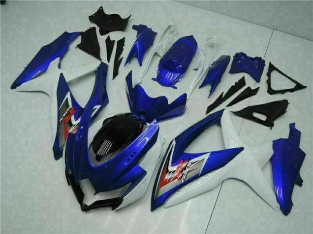 GSXR 600 / 750 K8 08-10 VollVerkleidungen & Plastik - Blau Weiß GSXR 600 / 750 K8 08-10 VollVerkleidungen & Plastik - Blau Weiß