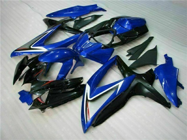 GSXR 600 / 750 K8 08-10 Vollverkleidung - Blau Schwarz GSXR 600 / 750 K8 08-10 Vollverkleidung - Blau Schwarz