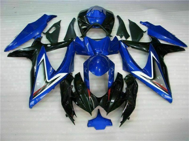 GSXR 600 / 750 K8 08-10 Vollverkleidung - Blau Schwarz GSXR 600 / 750 K8 08-10 Vollverkleidung - Blau Schwarz