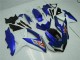 GSXR 600 / 750 K8 08-10 Vollverkleidung - Blau Weiß GSXR 600 / 750 K8 08-10 Vollverkleidung - Blau Weiß