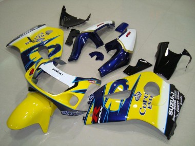 GSXR 600 96-00 Verkleidungen - Gelb Corona