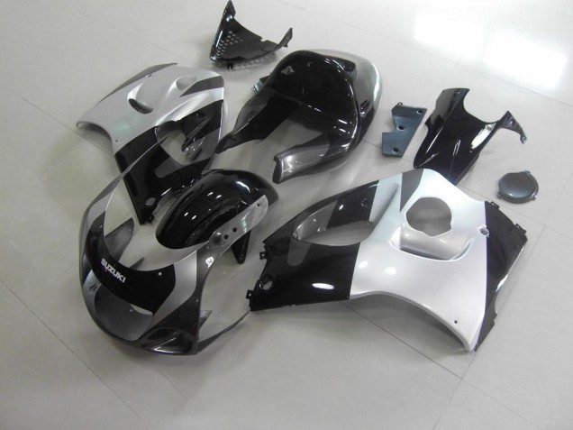 GSXR 600 96-00 Verkleidungen - Silber Grau Kein Aufkleber GSXR 600 96-00 Verkleidungen - Silber Grau Kein Aufkleber