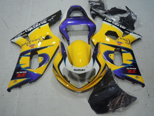 GSXR 600 K1 K2 K3 01-03 Verkleidungen - Gelb Lila GSXR 600 K1 K2 K3 01-03 Verkleidungen - Gelb Lila