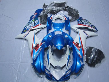 GSXR 600 K11 11-24 Verkleidungen - Blau Weiß