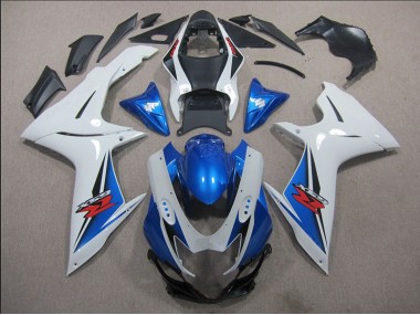 GSXR 600 K11 11-24 Verkleidungen - Weiß Blau